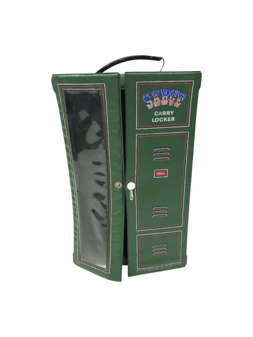 1973 Azrak-Hamway AHI RARE Sarge Carry Locker Vintage Action Figure Storage Case
